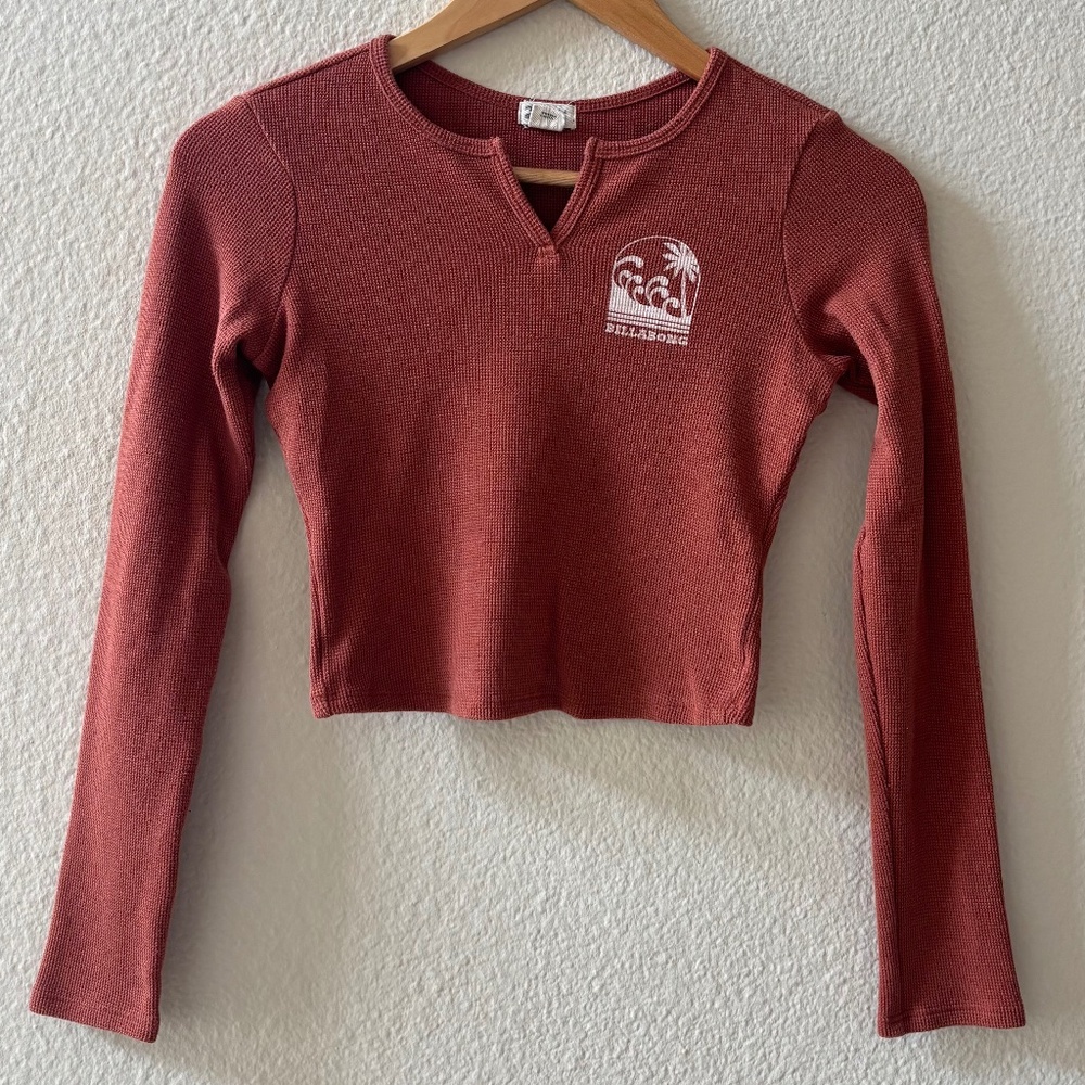 Billabong Crop Long Sleeve Size S